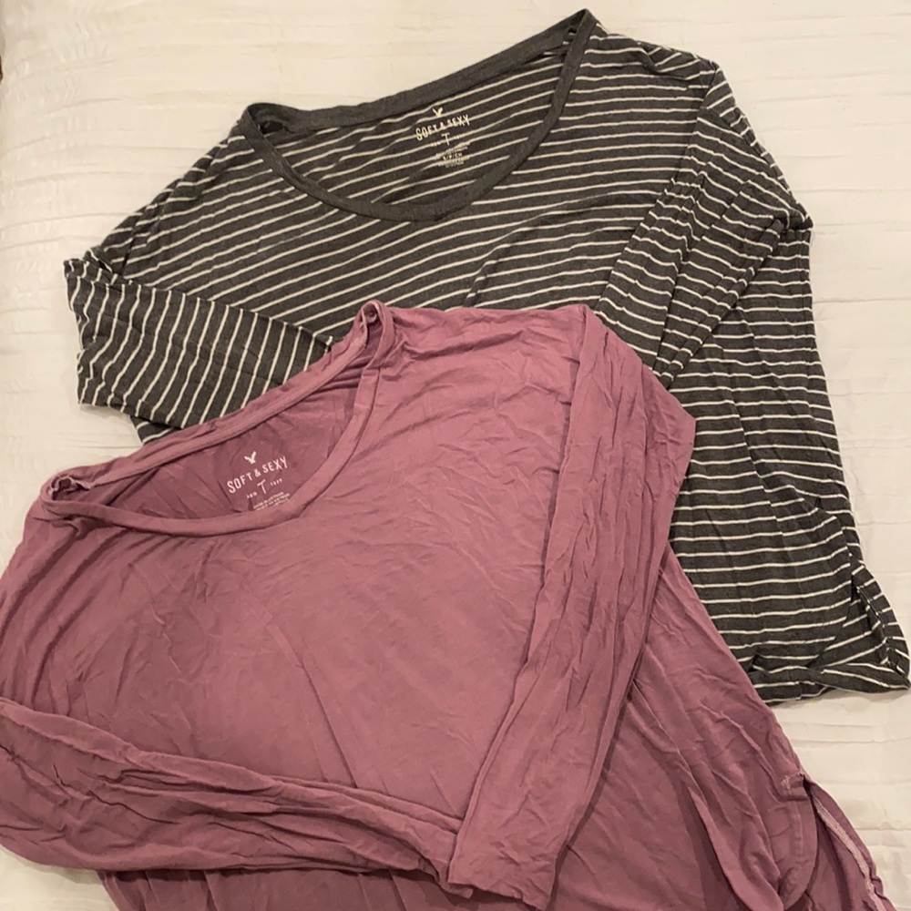 AEO Long sleeve tee (set of two)